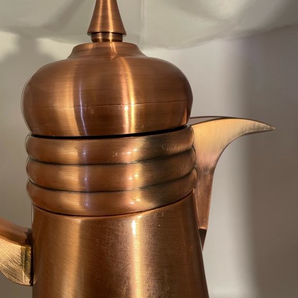 Copper Palm Tree Pitcher - Picture 4 of 13